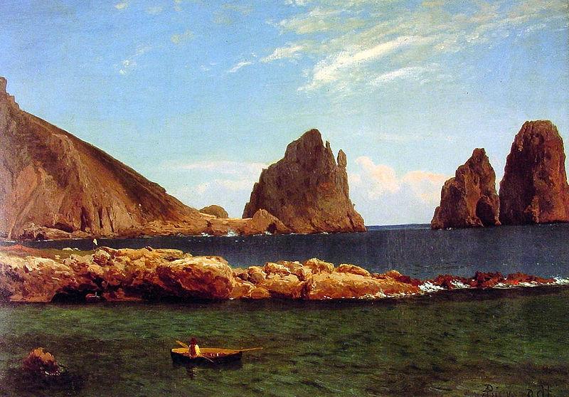Albert Bierstadt Albert Bierstadt Capri Spain oil painting art